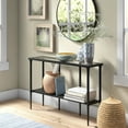 thumbnail image 2 of Evelyn&Zoe Dafna 45" Wide Rectangular Console Table, Blackened Bronze, 2 of 9