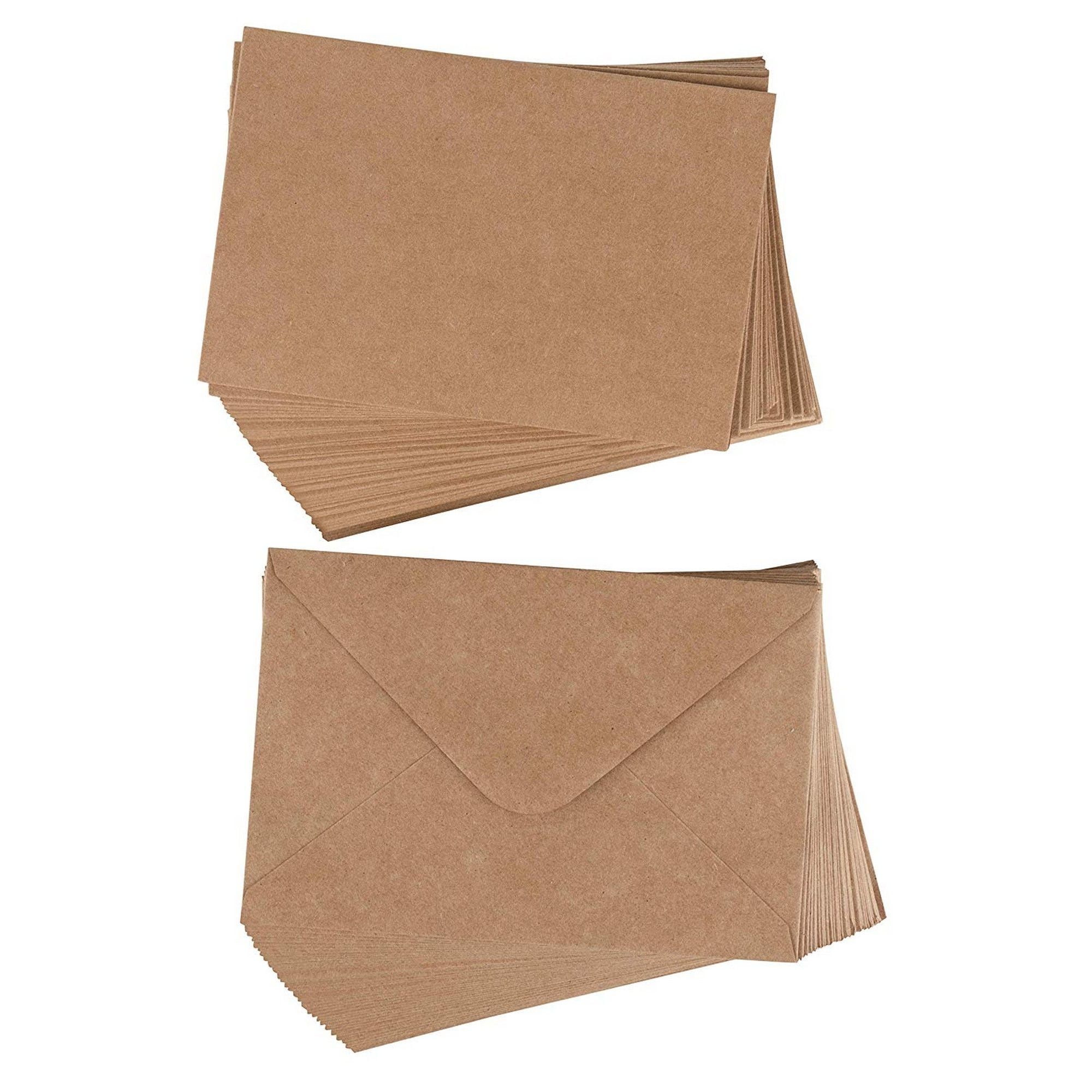 48Pack Blank Greeting Cards Plain Cardstock Folded Notecard