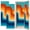 Color 3, variant on 2 Pcs School Locker Magnetic Wallpaper 12" x 36" seamless zebra skin hand drawn Reusable Removable Locker Accessories Back to School Supplies