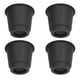 thumbnail image 4 of 4 elevadores de plástico para muebles de 5 pulgadas, resistentes, apilables, circulares, para cama, silla, mesa, sofá, color negro, 4 of 14