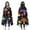 Red Mushroom Black, variant on Wearable Blanket,Pink Mushroom Cartoon Light Pattern Hooded Wearable Flannel Blanket for Adults & Teens,Winter Poncho Shawl Wrap Cape Cozy Anti-Pill,60"x80"