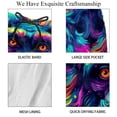 thumbnail image 4 of luoweisi Men's Beach Shorts Quick Dry Swim Trunks with Mesh Lining Monkey XL, 4 of 5