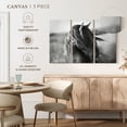 thumbnail image 4 of Elephant Stock Fierce Grace Wall Art - Horizontal Multi Panel Canvas - Living Room Wall Decor - Animal Multi Panel - Gray And Black Decor By Tony Stromberg - 23" x 14", 4 of 4
