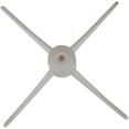 thumbnail image 3 of Northlight Mini White Artificial Christmas Tree Stand for 2' - 2.5' Trees, 3 of 5