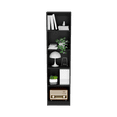 thumbnail image 4 of Youmumeub Black Compact Bookcase with Multiple Shelves - Slim Storage for Books and Display, Ideal for Small Spaces, Living Rooms, and Offices, Perfect for Modern Homes, 4 of 7