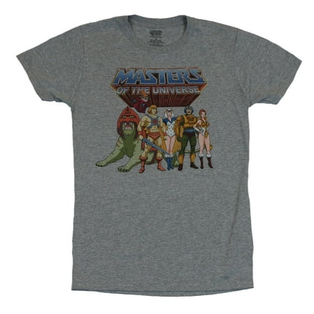 Masters of the Universe Mens T-Shirt - Distressed Good Guy Team Image