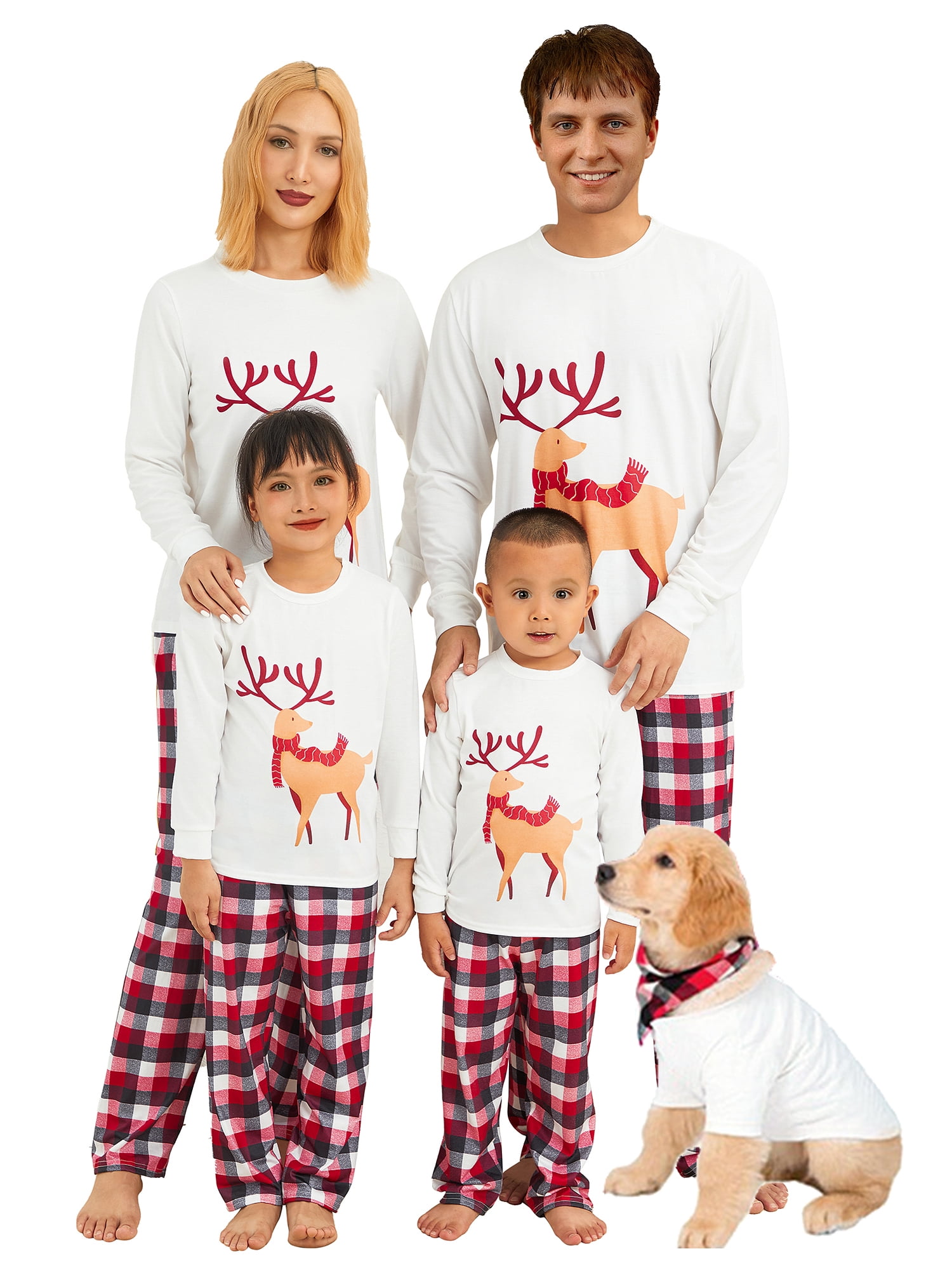 Ma&Baby Unisex Christmas Matching Family Pajamas Sets Nightwear ...