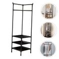 thumbnail image 3 of IFANLANDOR Garment Corner Black Metal Clothes Organization for Adults 1 Set, 3 of 8