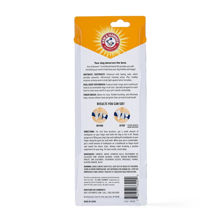 Dog Toothpaste and Toothbrush Kit with Baking Soda photo 3
