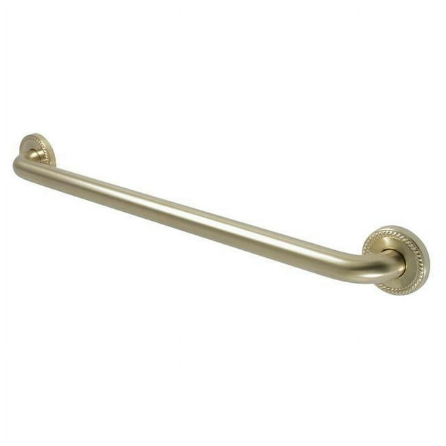 Kingston Brass DR814247 ROPED Barre de Préhension Décorative 24 Pouces en Laiton Brossé