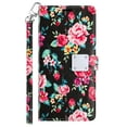 thumbnail image 3 of All-in-One PU Leather Case for iPhone 15: Wallet, Kickstand, Lanyard, Wireless Charging, RFID Protection (Slim, Leather Folio), 3 of 4