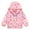 Animal-Pink, variant on FYMNSI Toddler Girl Windbreaker Light Hooded Jacket Printed Zip Up Hoodie Spring Fall Rain Jackets Kids Clothes 2-3T