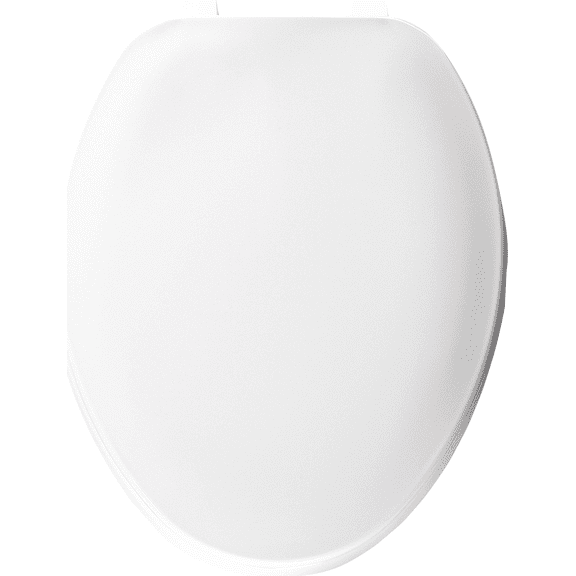 Bemis White Plastic Closed Front Toilet Seat - Single Pack — Residential Use, Standard Application