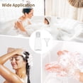 thumbnail image 6 of 150 Pcs 1 Oz Travel Bottles, Clear Refillable Containers with Flip Caps, Include 5 Plastic Funnels & 3 Label Stickers, Portable Empty Cosmetic Bottles for Shampoo, Body Wash, Face Cream, Toiletries, 6 of 6