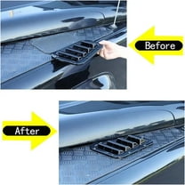 2x Car Front Hood Vent Trim Cover For Land Rover Defender 90 110 130 2004-2019