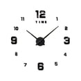 thumbnail image 1 of DIY Wall Clock Frameless 3D Mirror Wall Clock Large Mute, 1 of 8