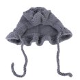 thumbnail image 2 of Gorro de bebé Ticfox cálido a prueba de viento invierno otoño gris, 2 of 9