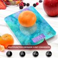 thumbnail image 5 of High Precision Digital Kitchen Scale Tempered Glass Food Scale Multifunction Scale Small Kitchen Appliances Pastel Blue Dandelions, 5 of 7