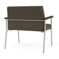 thumbnail image 3 of Mystic Reception Waiting Bariatric Chair / Silver Steel / Brown / Brown, 3 of 5