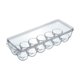 thumbnail image 5 of Porta huevos para refrigerador Bandeja porta huevos Organizador de cocina Nevera transparente 12 cuadrícula, 5 of 9