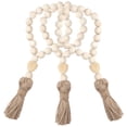 thumbnail image 4 of MLINS Wood Bead Garland for Decor Rope Khaki 3pcs Farmhouse Rustic Beads, 4 of 8