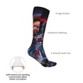 thumbnail image 4 of Lsque Chucky Print Women's Men's Novelty 20in Crew Socks Cotton Socks Knee High Socks for Walking,Running,Nurses,Pregnancy, 4 of 6