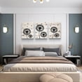 thumbnail image 6 of Wall Decor For Living Room Canvas Wall Art For Bedroom Fashion Office Wall Decorations Abstract Flowers Wall Paintings Art Black Dandelion Pictures Artwork Kitchen Home Decor 3 Pieces, 6 of 6