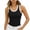 Black, variant on U Neck Ribbed Tank Top for Women Stretch Racerback Knit Vest Tops Summer Going Out Sleeveless Shirts Y2K Tanks