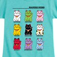 thumbnail image 3 of Instant Message - Lucky Cat - Toddler & Youth Girls Short Sleeve Graphic T-Shirt, 3 of 6
