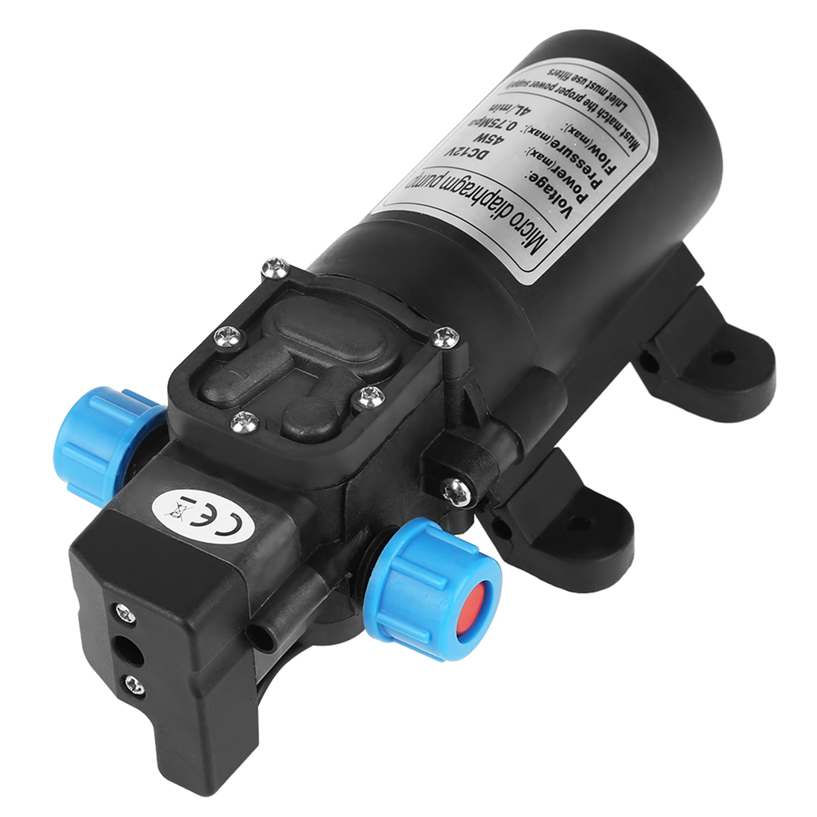 Smooth Rotation Long Lifespan Diaphragm Water Pump, Pump 12V, For Rv Camper Marine Boat