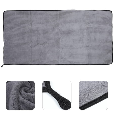 KONTONTY 1Pc Soft Skin Friendly Dark Grey Pet Dry Towel with Ultra Fast Drying Feature