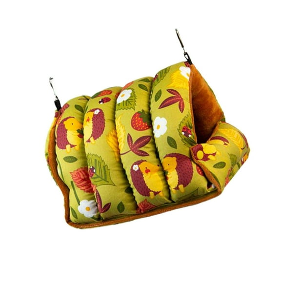 serony Nid d'Oiseau Lit de Sommeil Hutte pour Oiseaux Doux pour Tourterelles Perruches Cacatoès Jaune Grand