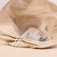 thumbnail image 4 of CoCopeaunts Wide Brim Bucket Hat Ladies Summer Sun Hat for Women Girls Travel Beach Casual Banquet Fisherman Hat Bow Drawstring, 4 of 8