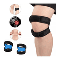 thumbnail image 2 of 2pzs Rodilleras Deportivas Ajustable Soporte Rodilla+vendaje Eo Safe Imports Color Negro, 2 of 5