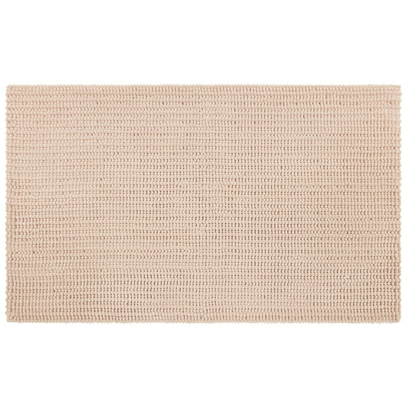 Mohawk Home Homespun Plush Fade/Stain Resistant Non-Slip Machine Washable Bath Rug, Blush, 2' 3" x 3' 9"
