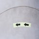 thumbnail image 3 of 1 rollo de pegatinas reflectantes para suelo de gimnasio, cinta de plástico para marcar direcciones, señal de flecha directa, pegatinas para suelo, 3 of 8