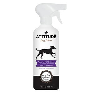 ATTITUDE Furry Friends Natural Pet Cleaner All floor surfaces - Odor Eliminator, 16 Ounce