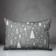 thumbnail image 2 of Creative Products Winter Christmas Tree Pattern 14x20 Spun Poly Pillow, 2 of 2
