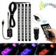 thumbnail image 2 of Tira de luces LED para coche con puerto USB, cargador y control remoto, 2 of 5