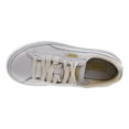 thumbnail image 5 of Puma Basket Platform Core Women's Shoes Puma White/Gold 364040-04, 5 of 6