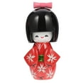 thumbnail image 5 of LITINKIMI Kimono Doll Figurine Wooden Decorative Ornament 1Set 5.3x2.4x2.4in, 5 of 8