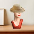 thumbnail image 6 of Female Mannequin Head Makeup Professional Manikin Display Stand Stable Base for Glasses Making Jewelry Hairpieces Shop Red, 6 of 10