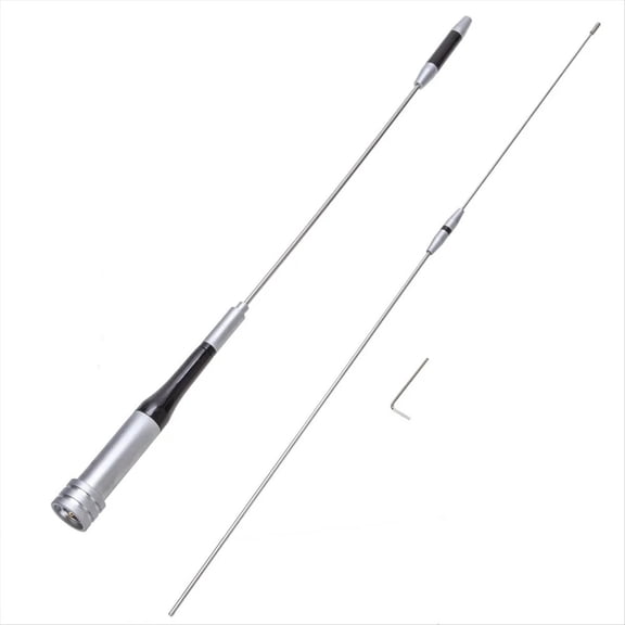 -7500 Dual Band UHF/VHF 144/430MHz Stainless Steel 150W 3.5/6.0dBi Gain Antenna SG7500 for Amateur Car Mobile Radio,1 * Dual Band Antenna SG-7500