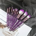 thumbnail image 4 of New Arrival! Kaonry Makeup Brush Set, Foundation Brush, Blush Brush Combination, Purple， 10Pc Portable Makeup Brush Set, Foundation Brush, Eye Shadow Brush Set, 4 of 6