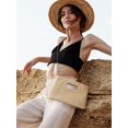 thumbnail image 3 of Bolso de mano de paja CHUNLI Chic para mujer, bolso de playa de verano, 3 of 5