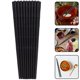 thumbnail image 2 of 10 pares de palillos chinos de estilo japonés, aptos para lavavajillas, reutilizables, para el hogar, restaurantes y fiestas., 2 of 5