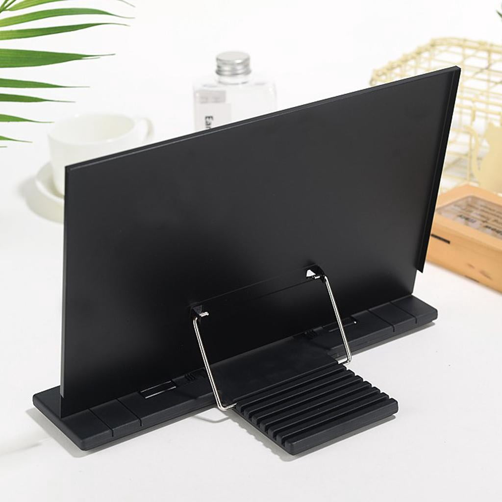 LeeQinersw Music Book Stand,Book Holder,Portable Adjustable Foldable Tray and Page Paper