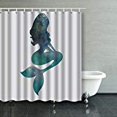 thumbnail image 1 of ABPHQTO Cortina de ducha Mermaid Nebula Cortina de baño de poliéster 150x180 cm, 1 of 1