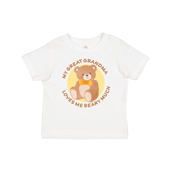 Inktastic My Great Grandma Loves Me Beary Much Boys or Girls Baby T-Shirt