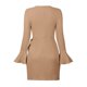 thumbnail image 4 of Vestido Mujer, Poliéster Transpirable Vestido Manga Larga Cómodo Cuello Redondo Para Trabajar Para Ir De Compras ANGGREK Otros, 4 of 8